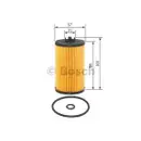 Ölfilter Bosch F 026 407 074 für Opel für Vauxhall
