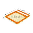 BOSCH F 026 400 504 Luftfilter S 0504