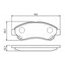 Bremsbelagsatz Scheibenbremse Bosch 0 986 494 936 für Opel für Saab für Suzuki