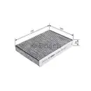 BOSCH 1 987 435 562 Filter, Innenraumluft R5562