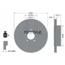 TEXTAR 92177205 Bremsscheiben 2 Stück hinten für CHRYSLER