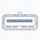 Fensterheber Magneti Marelli 350103174100 für Iveco Vorne Links