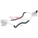 Kühlerschlauch Metzger 2420345 für Citroën für Peugeot für Toyota Links Unten