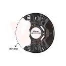 VAN WEZEL Spritzblech Bremsscheibe vo. re. 5307372