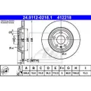 ATE 24.0112-0218.1 Bremsscheiben 2 Stück hinten für AUDI