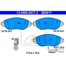 ATE Bremsenset Bremsscheiben Ø288 belüftet Bremsbeläge vorn Audi VW Skoda Seat