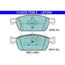 ATE Ceramic Belagsatz 13.0470-7299.2