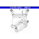 ATE 11.8170-1105.1 Bremssattelhalter