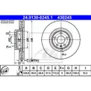 ATE 24.0130-0245.1 Bremsscheiben 2 Stück vorne für AUDI