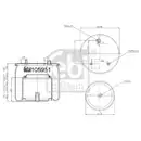 FEBI BILSTEIN 105951 Luftfederbalg für DAF