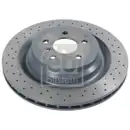 FEBI BILSTEIN 106606 Bremsscheiben 2 Stück hinten für MERCEDES-BENZ