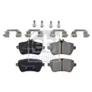 FEBI BILSTEIN 116237 Bremsbelagsatz für MERCEDES-BENZ