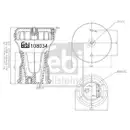 FEBI BILSTEIN 108034 Luftfederbalg für IVECO