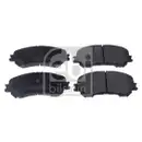 Bremsbelagsatz Scheibenbremse Febi Bilstein 116266 für Nissan für Renault