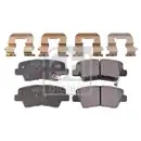 Bremsbelagsatz Scheibenbremse Febi Bilstein 116301 für Dodge für Ssangyong