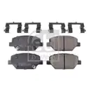FEBI BILSTEIN 116248 Bremsbelagsatz für OPEL