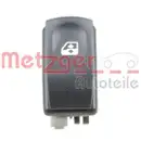 Schalter Fensterheber Metzger 0916581 für Renault Beifahrerseitig Hinten Links