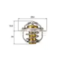 Thermostat Kühlmittel Mahle TX 212 82D Behr für Audi für Seat für Skoda für VW