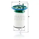 Kraftstofffilter Mann-filter PU 7015 für Chrysler für Citroën für Fiat