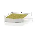 Filter Innenraumluft Mann-filter FP 26 023/1 Freciousplus für Mercedes Benz