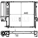 MAHLE CR 330 000S Kühlmittelkühler für BMW