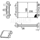 MAHLE CR 913 000P Kühlmittelkühler
