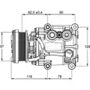 Kompressor Klimaanlage Mahle ACP 22 000P Behr *** Premium Line *** für Ford
