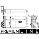 Wärmetauscher Innenraumheizung Mahle AH 88 000P Behr *** Premium Line ***