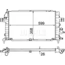 Kühler Motorkühlung Mahle CR 1687 000S Behr für Opel für Vauxhall für Holden