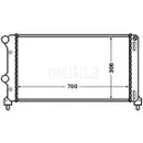 Kühler Motorkühlung Mahle CR 1448 000S Behr für Fiat