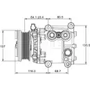 Kompressor Klimaanlage Mahle ACP 1336 000P Behr *** Premium Line *** für Ford