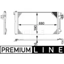 Kondensator Klimaanlage Mahle AC 672 000P Behr *** Premium Line *** für Audi