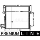 Kondensator Klimaanlage Mahle AC 756 000P Behr *** Premium Line ***