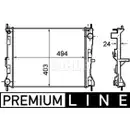Kühler Motorkühlung Mahle CR 1691 000P Behr *** Premium Line *** für Nissan