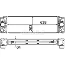 Ladeluftkühler Mahle CI 369 000P Behr *** Premium Line *** für Mercedes Benz