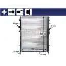 Kühler Motorkühlung Mahle CR 515 000S Behr für Citroën für Peugeot