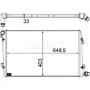 Kühler Motorkühlung Mahle CR 1203 000S Behr für Audi für Seat für Skoda für VW