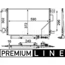 Kondensator Klimaanlage Mahle AC 450 000P Behr *** Premium Line ***