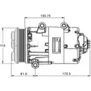 Kompressor Klimaanlage Mahle ACP 1331 000P Behr *** Premium Line *** für Ford