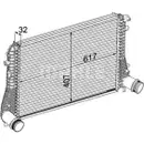 Ladeluftkühler Mahle CI 207 000P Behr *** Premium Line *** für Audi für Seat