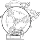 Kompressor Klimaanlage Mahle ACP 1364 000P Behr *** Premium Line *** für Ford
