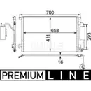 Kondensator Klimaanlage Mahle AC 411 000P Behr *** Premium Line *** für Fiat