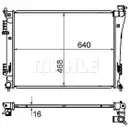 Kühler Motorkühlung Mahle CR 846 000S Behr für Hyundai für Kia