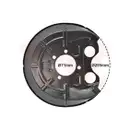 VAN WEZEL Spritzblech Bremsscheibe hi. li. 3768373