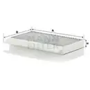 Filter Innenraumluft Mann-filter CUK 27 021-2 für Mercedes Benz