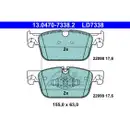 ATE Ceramic Belagsatz 13.0470-7338.2