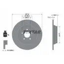 Original TEXTAR 92292503 Bremsscheiben 2 Stück hinten für FORD