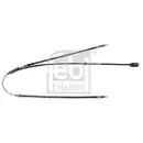 Seilzug Feststellbremse Febi Bilstein 109239 für Opel für Vauxhall Hinten