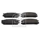 FEBI BILSTEIN 170873 Bremsbelagsatz für SUBARU