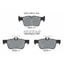 Bremsbelagsatz Scheibenbremse Textar 2223103 Q+ für Ford Hinterachse